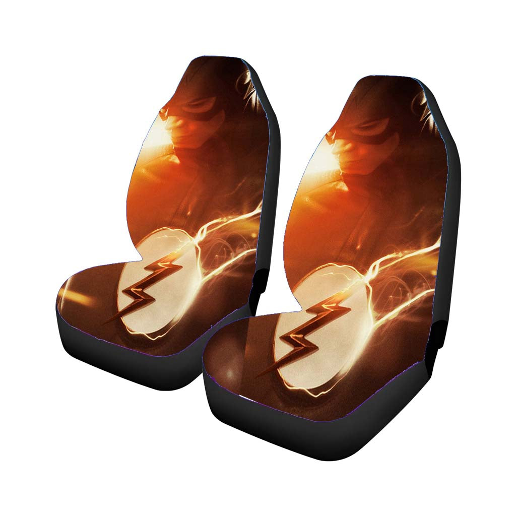 The Flash Tv Series Hero Film Art Car Front Seat Covers