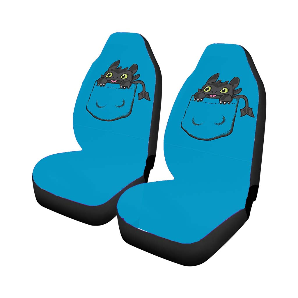 Toothless Cute Car Front Seat Covers