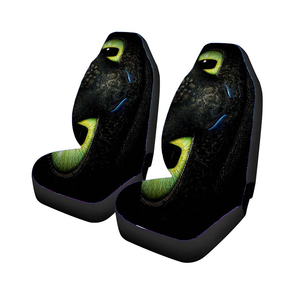 Toothless Eyes Design Car Front Seat Covers