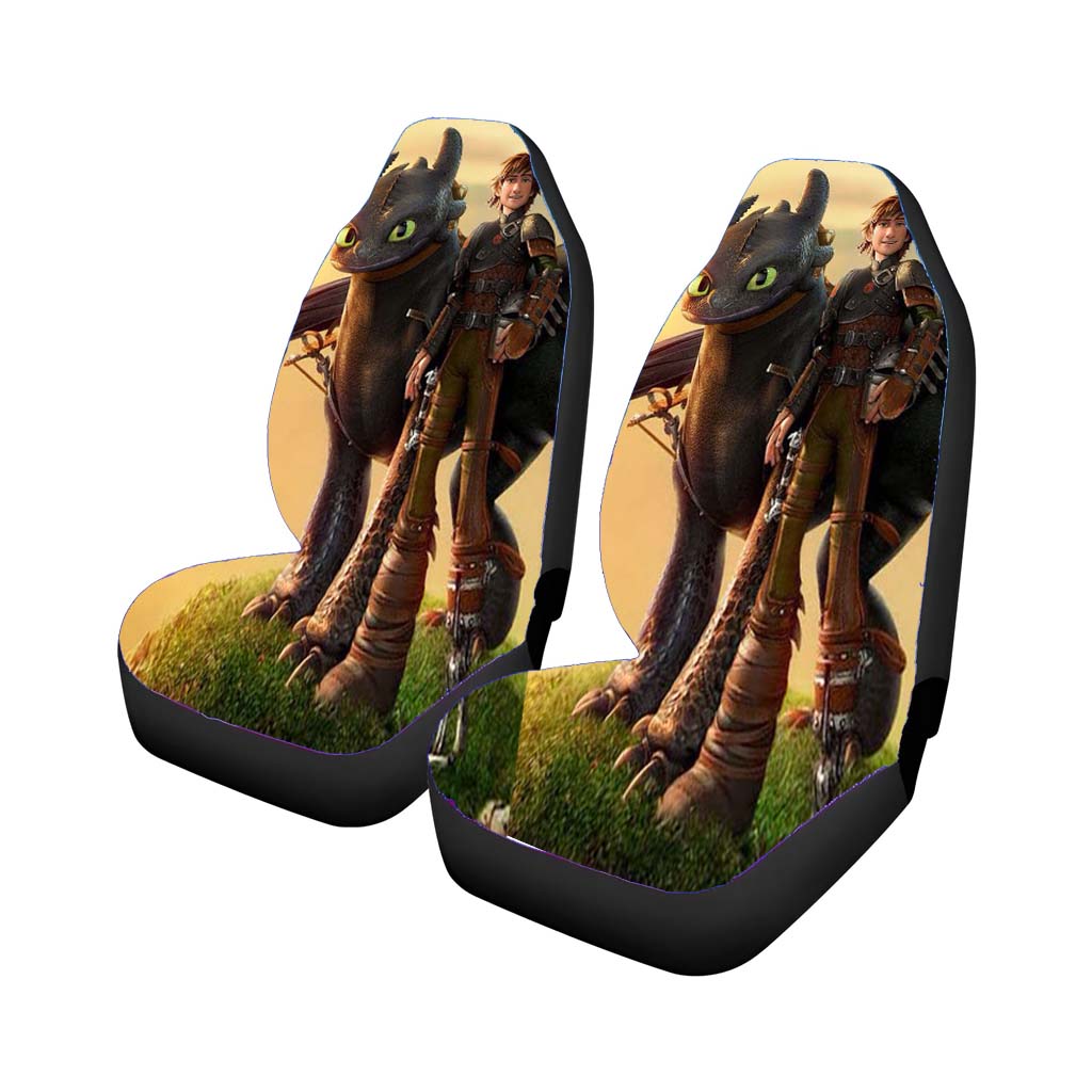 Toothless How To Train Your Dragon Car Front Seat Covers