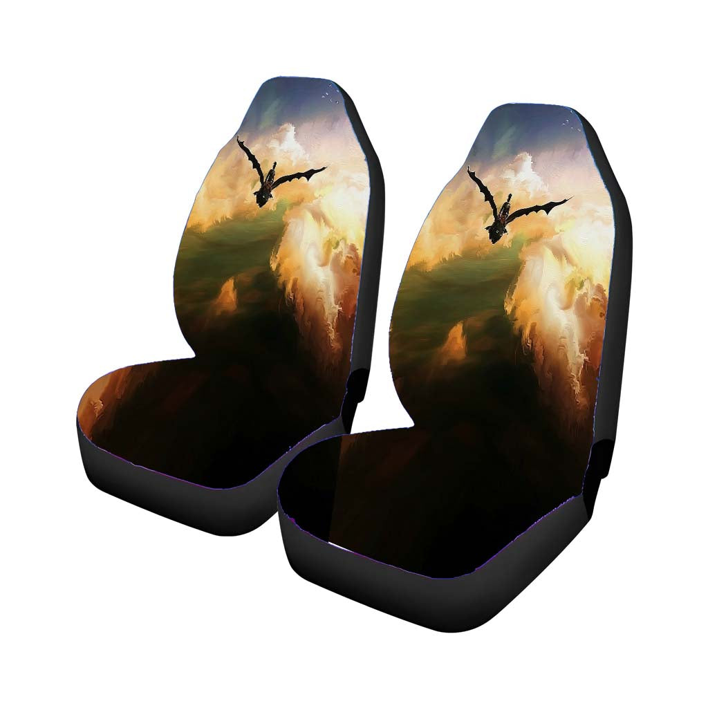 Toothless How To Train Your Dragon Paint Car Front Seat Covers