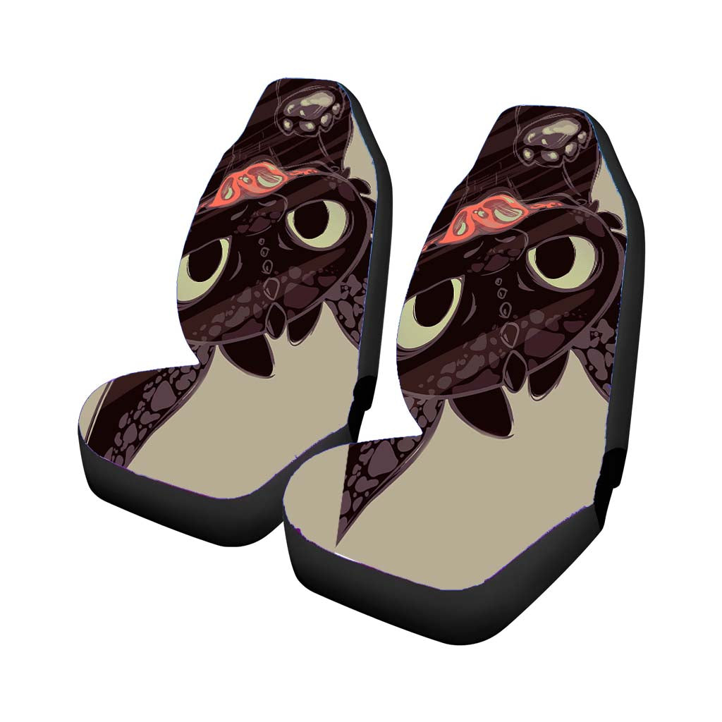 Toothless Mirror Car Front Seat Covers