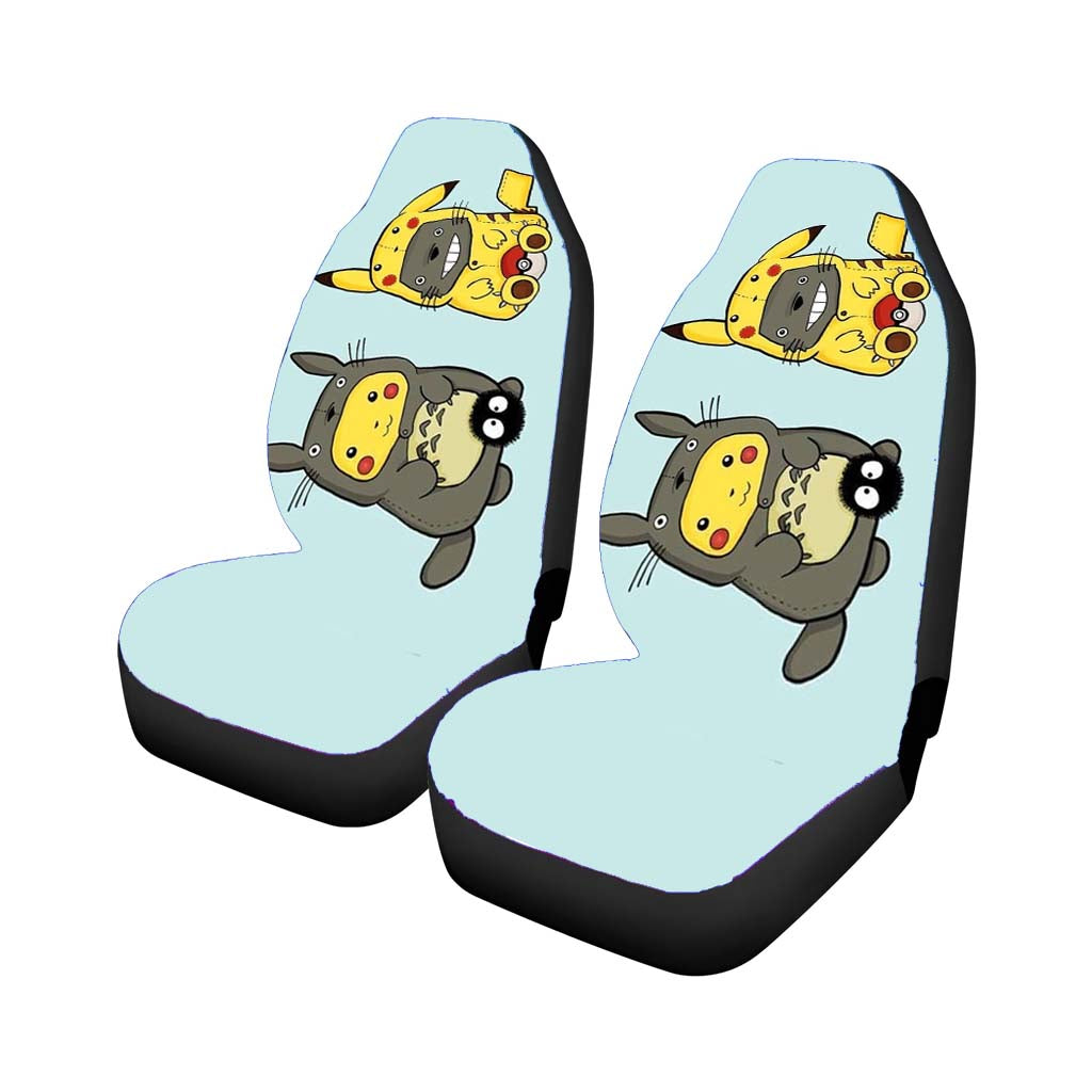 Totoro Pokemon Car Front Seat Covers