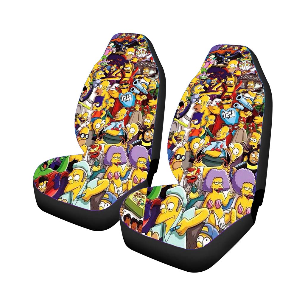 Vintage Classic The Simpson Car Front Seat Covers