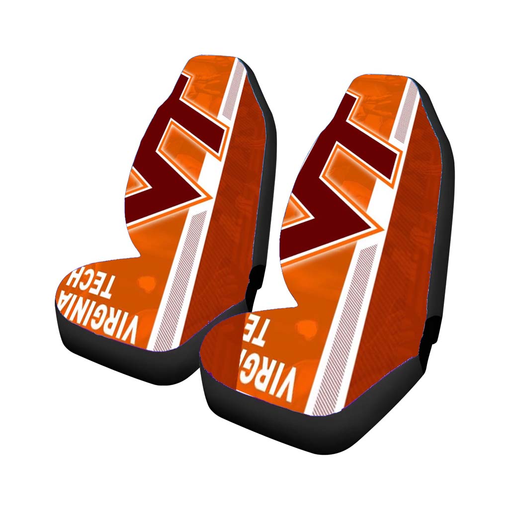 Virginia Tech Logo Car Front Seat Covers
