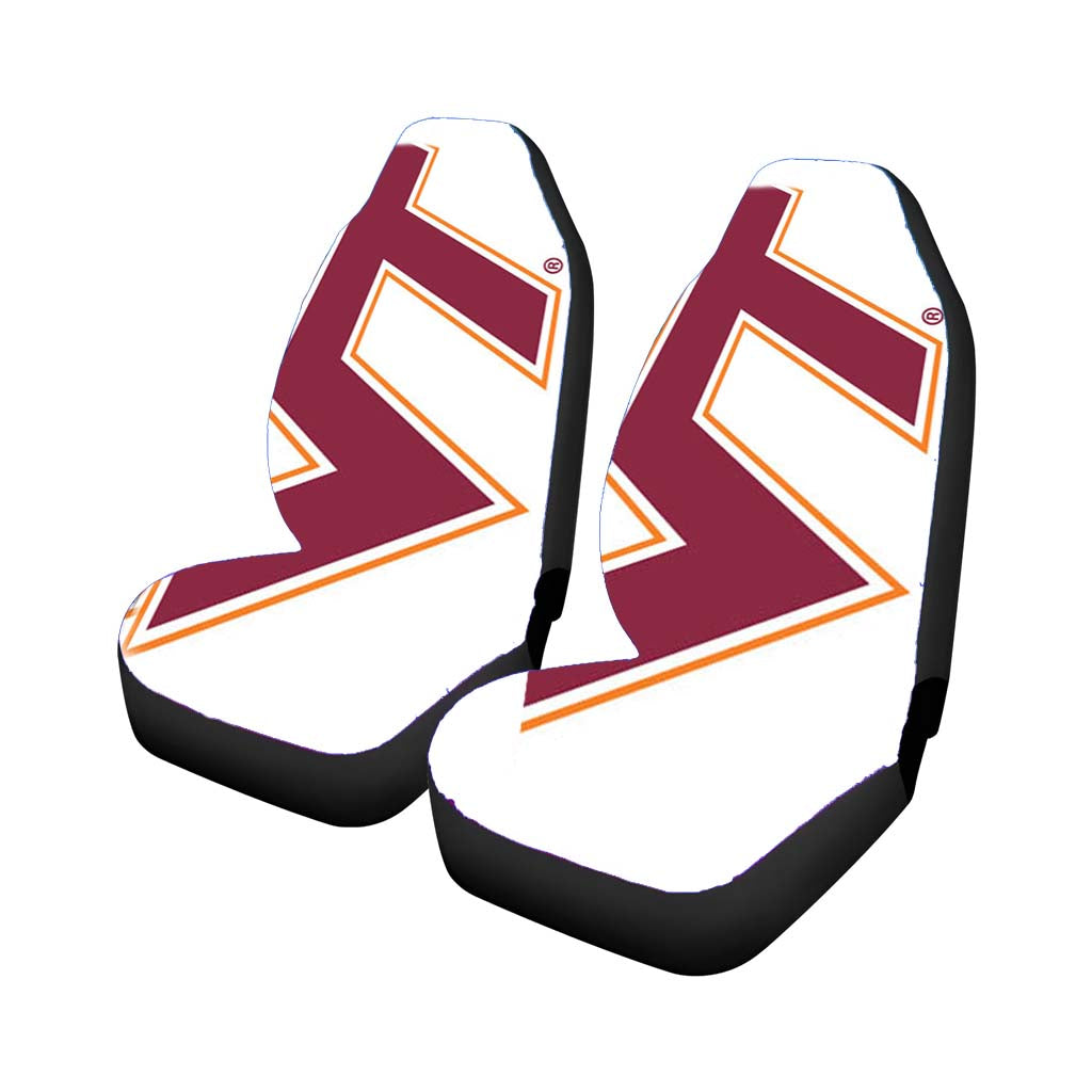 Vt Virginia Tech Car Front Seat Covers
