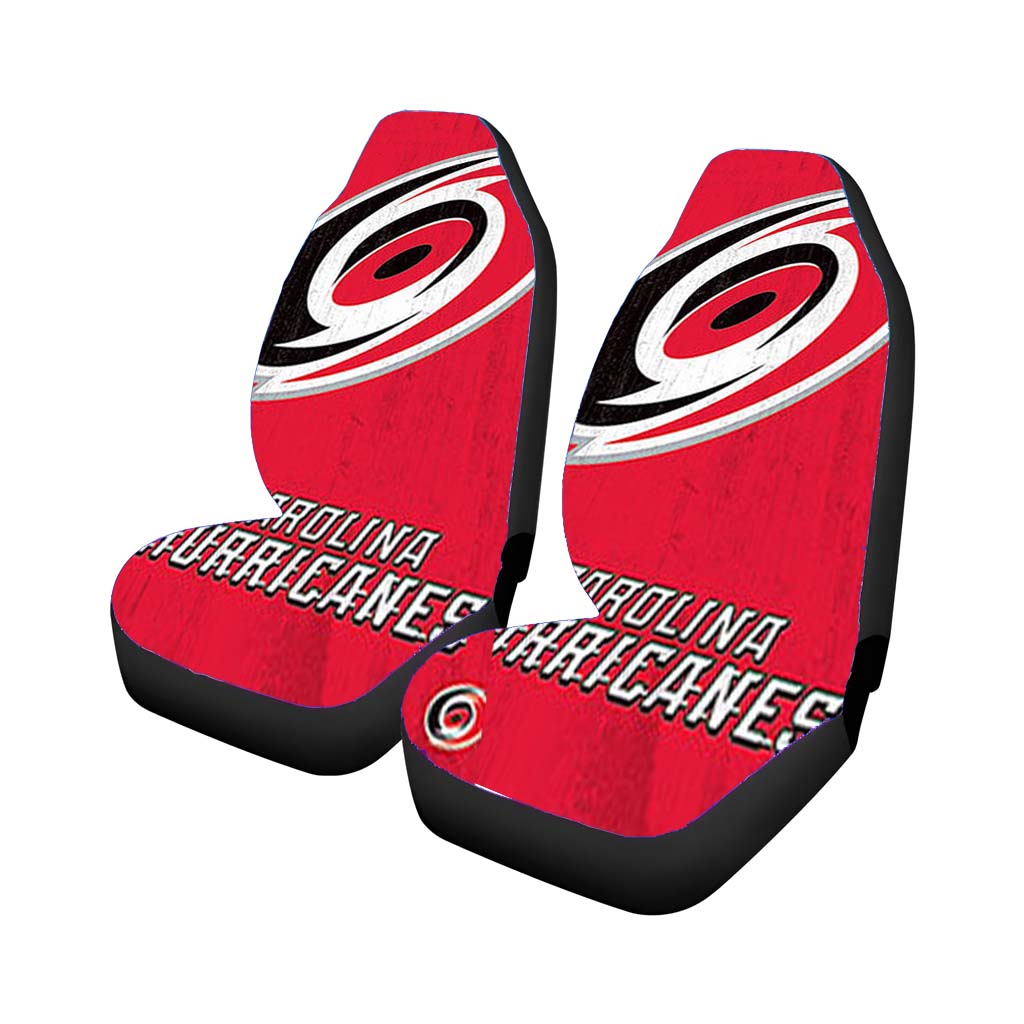 Carolina Hurricanes Logo Car Front Seat Covers