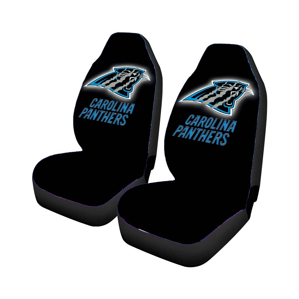 Carolina Panthers Logo Car Front Seat Covers