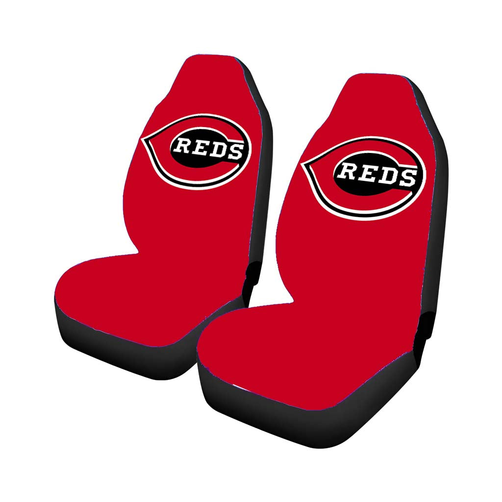 Cincinnati Red Logo 2 Car Front Seat Covers