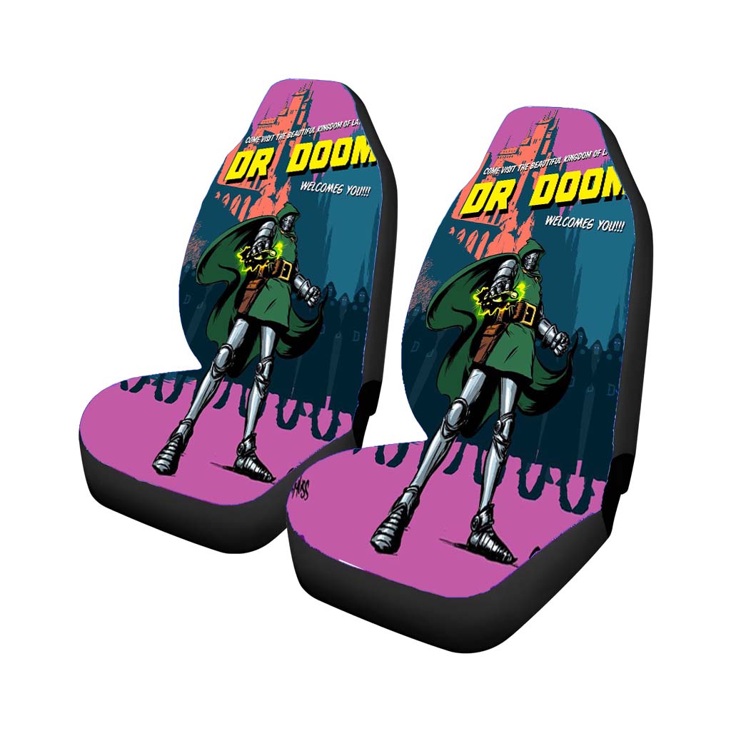 Dr Doom Marvel Car Front Seat Covers