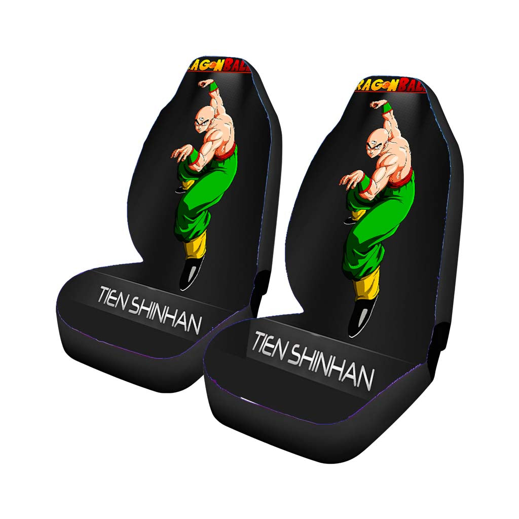 Dragon Ball Z Tien Shinhan Car Front Seat Covers
