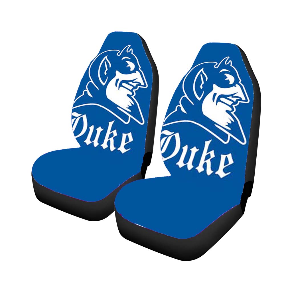 Duke Basic Logo With Old English Lettering Car Front Seat Covers