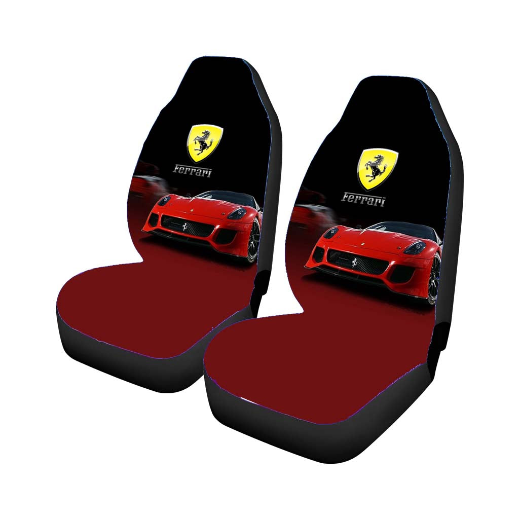 Fast Car Ferrari Car Front Seat Covers