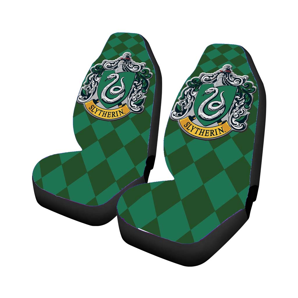 Hoghwart School Slytherin Car Front Seat Covers