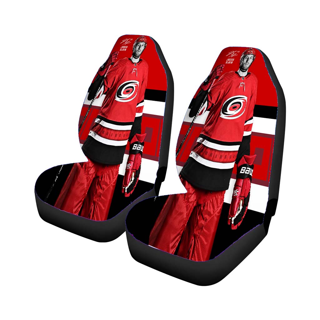 Hurricanes Uniform Nhl Car Front Seat Covers