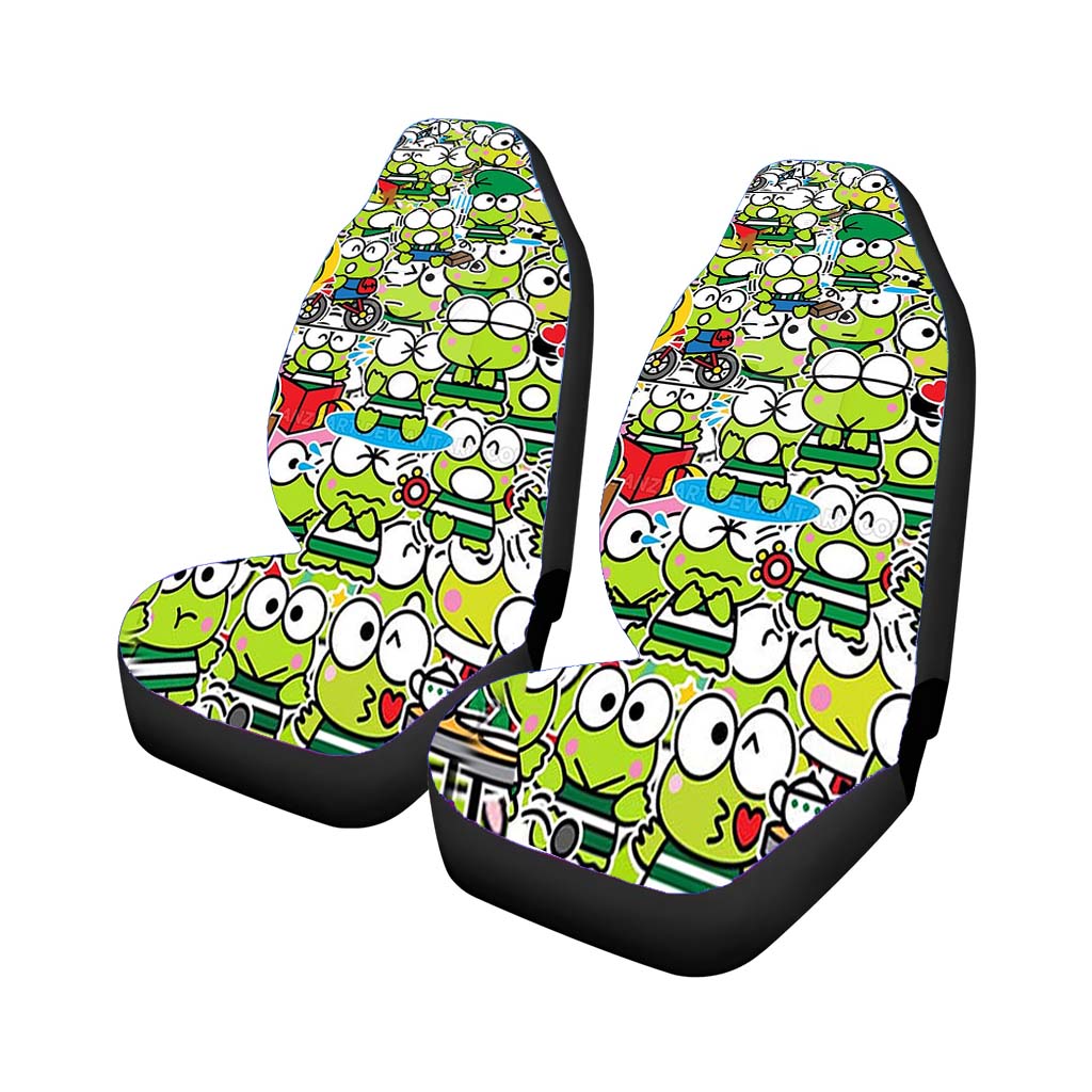 Keroppi Collage Car Front Seat Covers