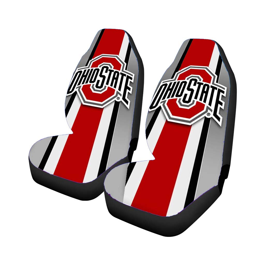 Logo Ohio State Buckeyes Car Front Seat Covers
