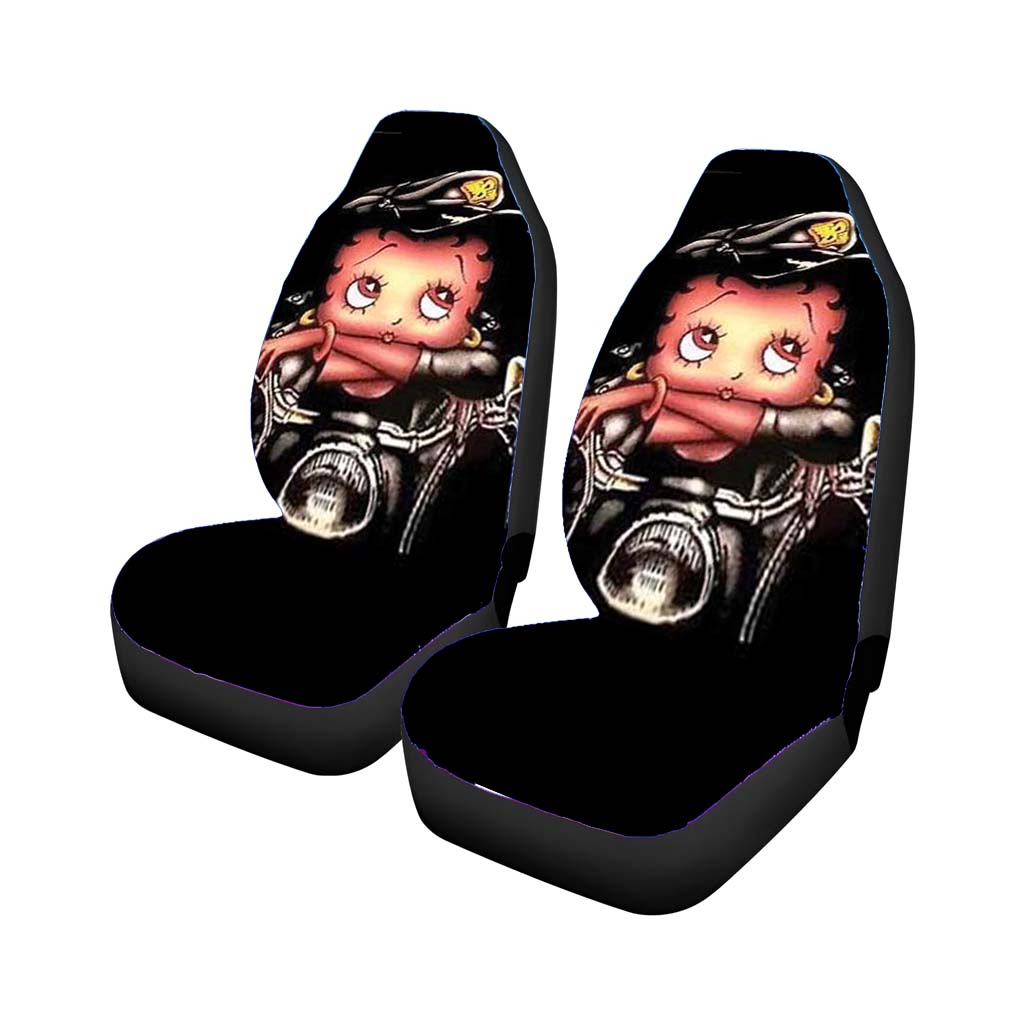 Betty Boop Biker Car Seat Covers