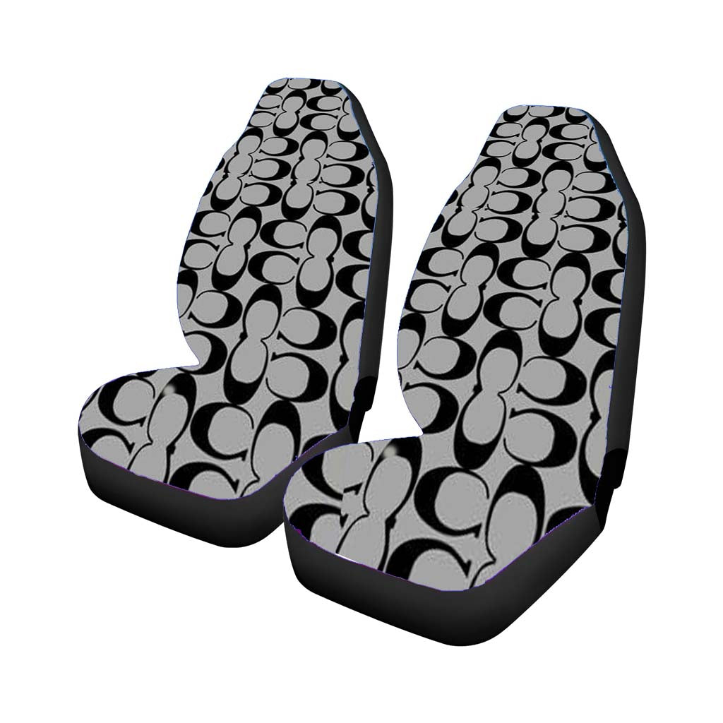 Coach Silver Car Seat Covers