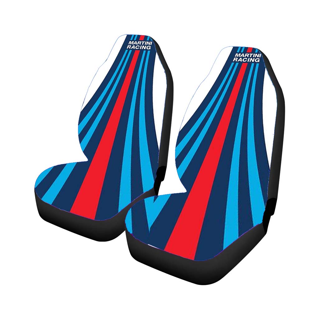 Martini Racing Stripes Car Seat Covers