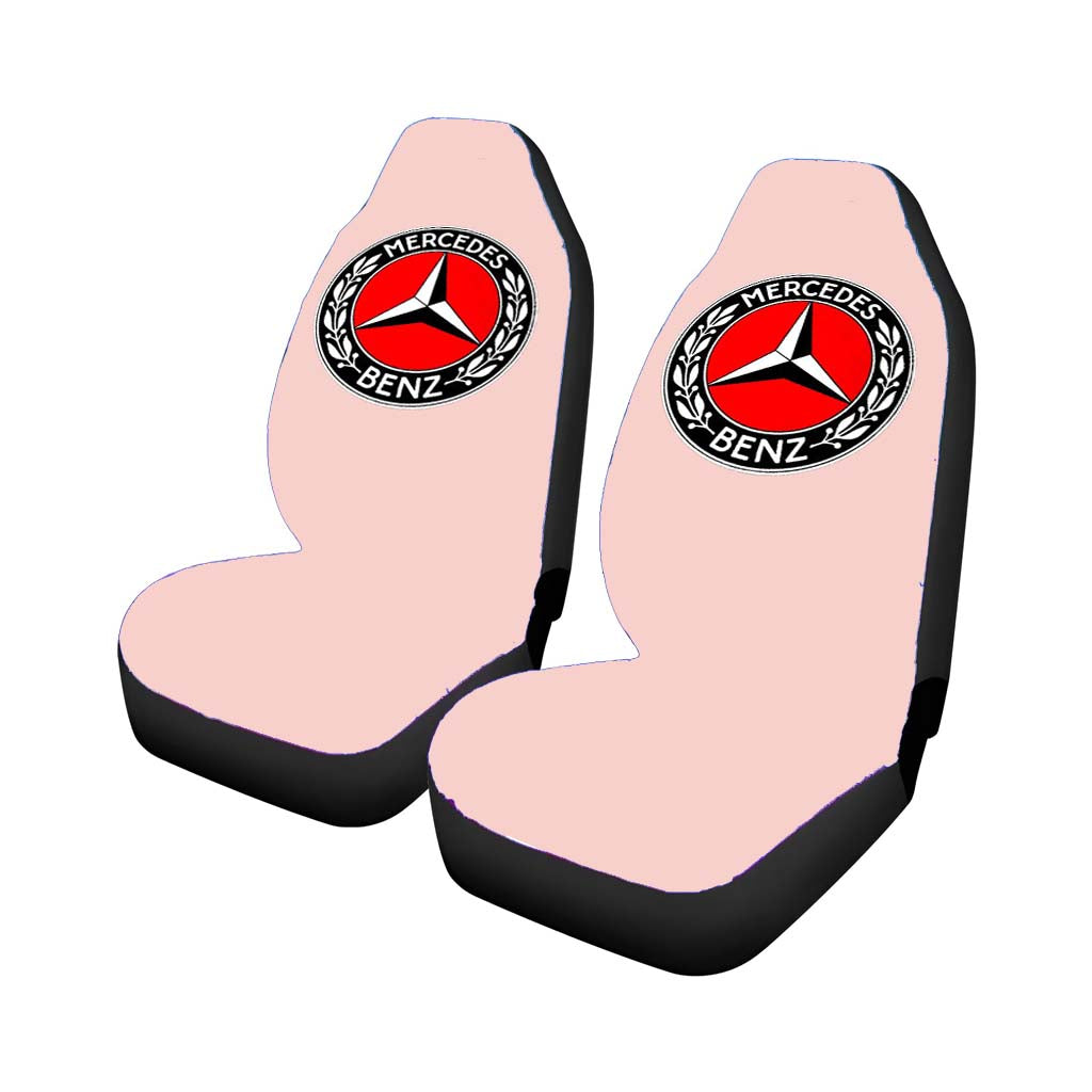 Mercedes Benz Logo Racing Amg Pink Car Seat Covers