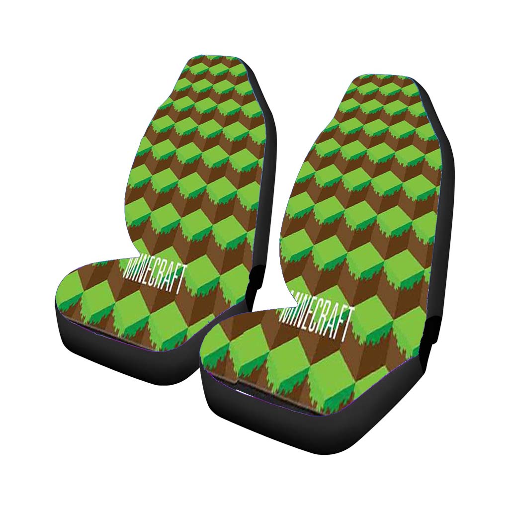Minecraft Land Car Seat Covers