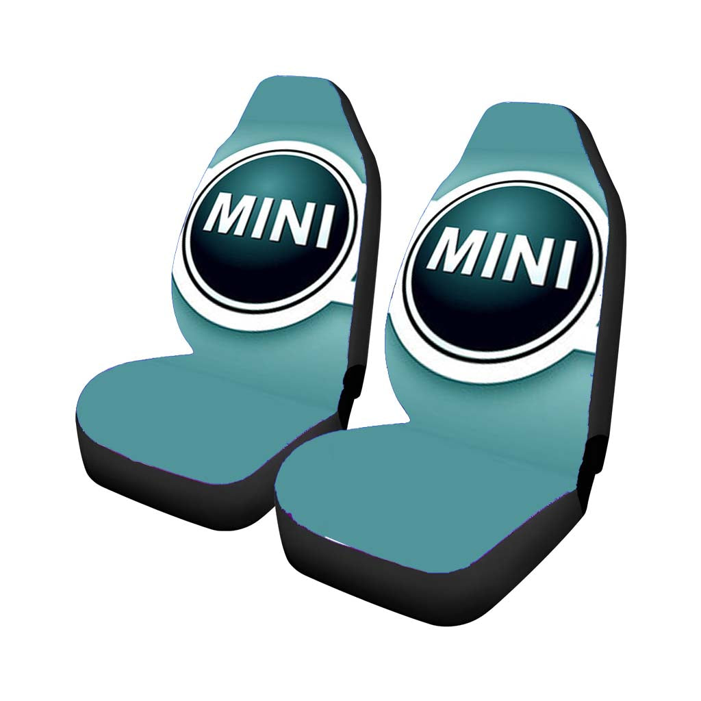 Mini Cooper Blue Logo Car Seat Covers