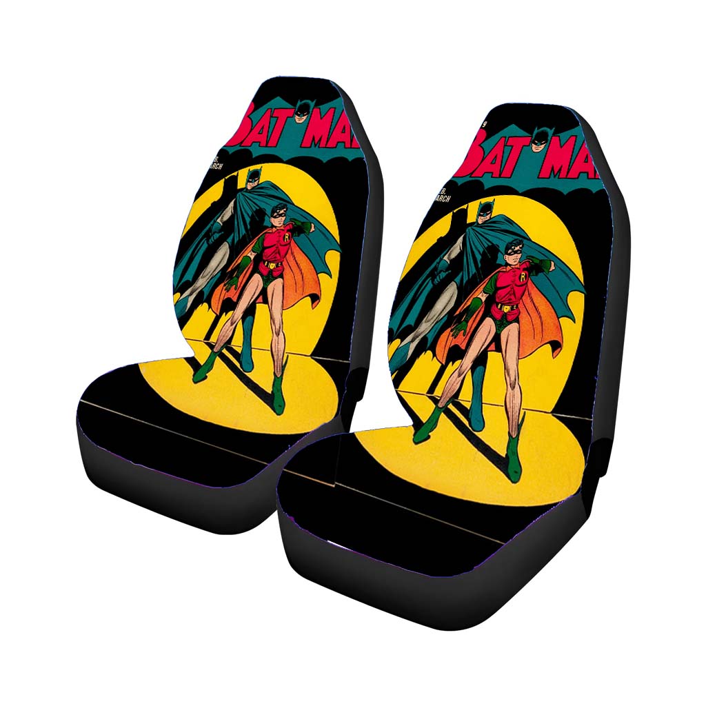 Old Batman Comic 2 Car Seat Covers