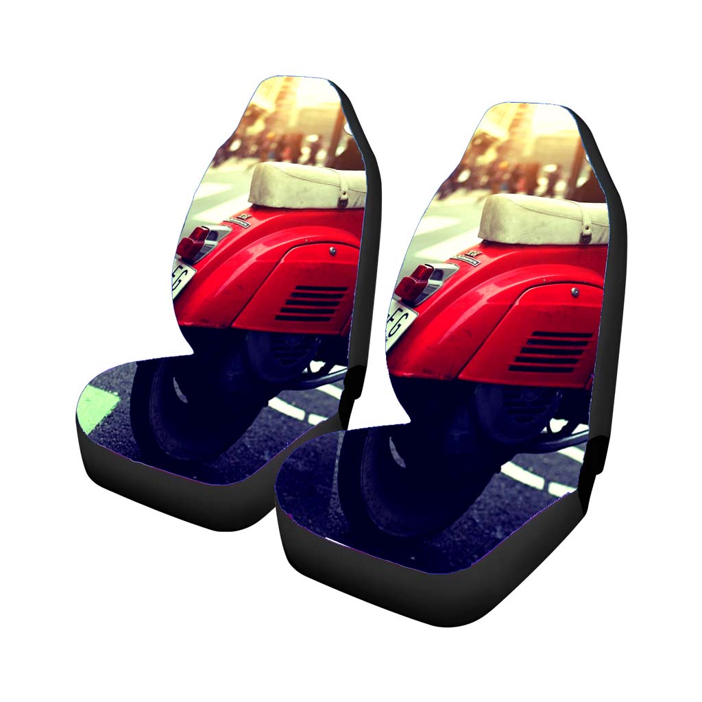 Vespa Scooter 2 Car Seat Covers