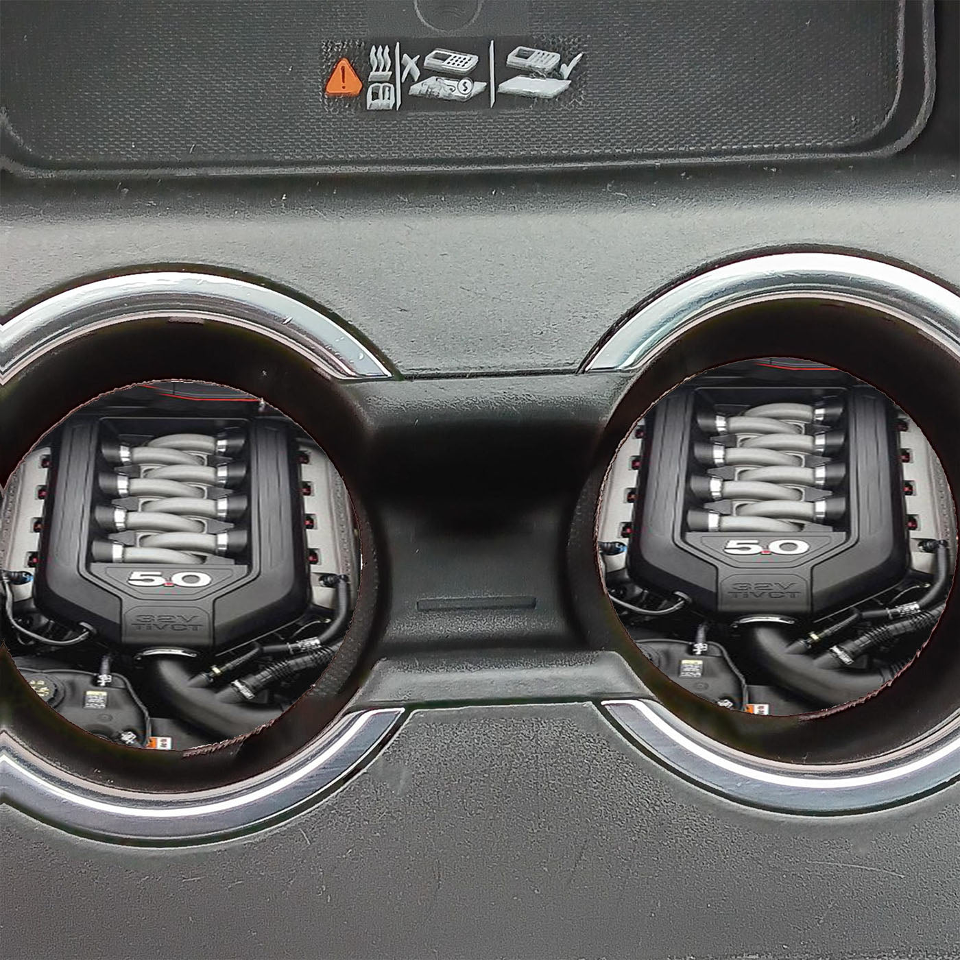5 0L Coyote Ford Mustang Gt Engine Car Coasters