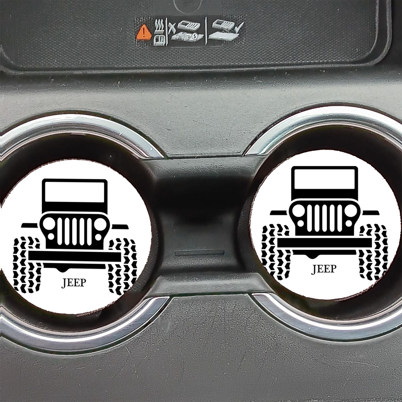 Abstract Jeep Car Coasters