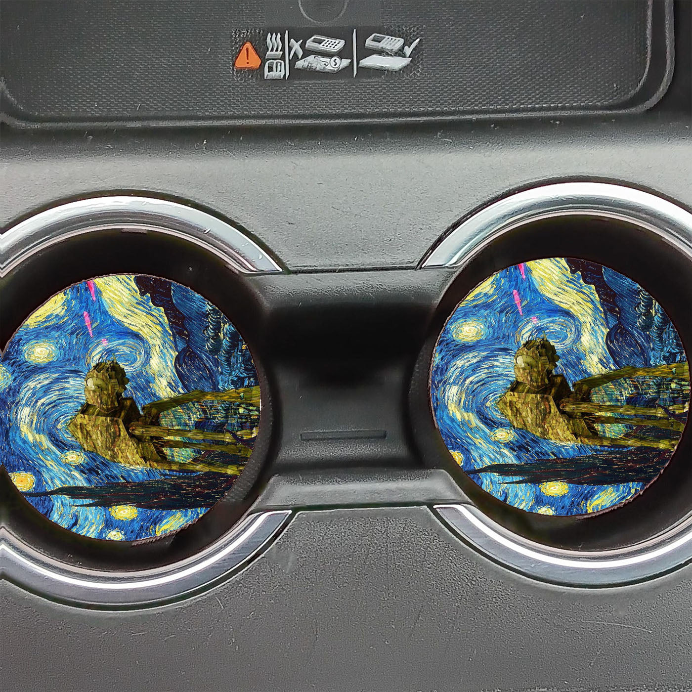 At Star Wars Starry Night Car Coasters