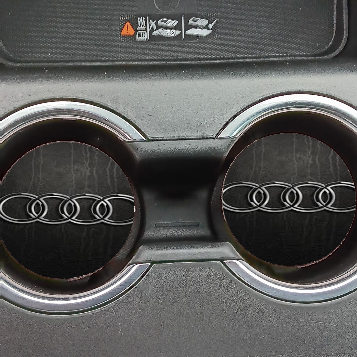 Audi Leather Car Coasters