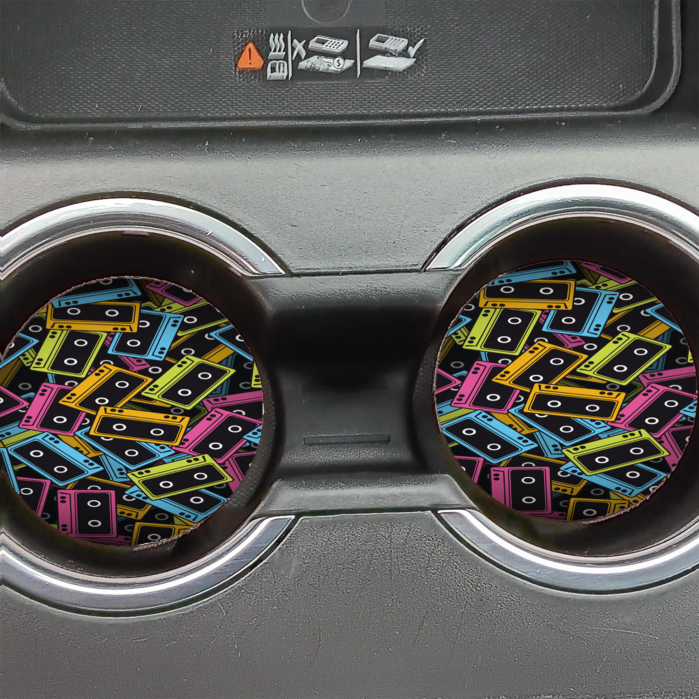 Audio Cassette Car Coasters