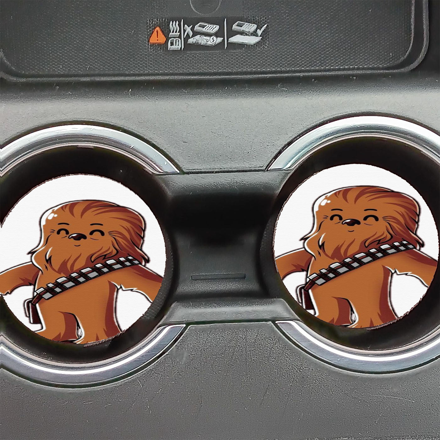 Baby Chewbacca Star Wars Car Coasters