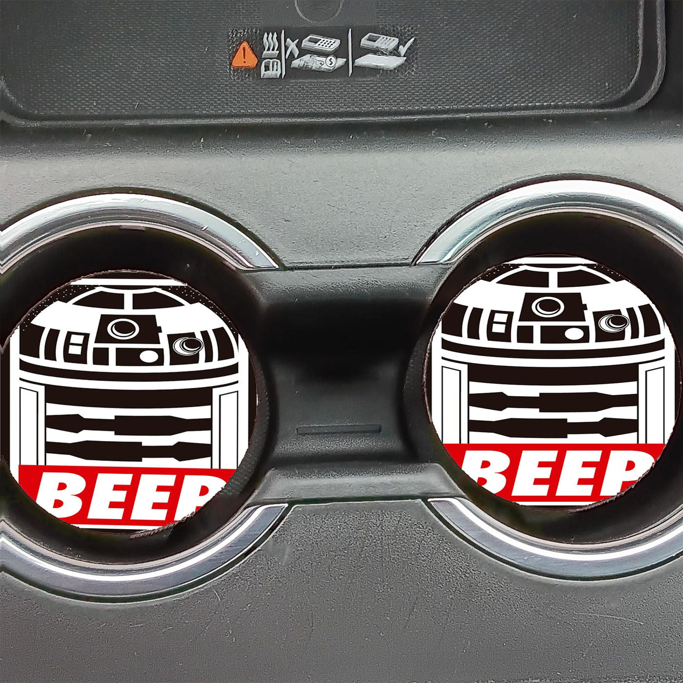 Beep R2D2 Robot Star Wars Car Coasters