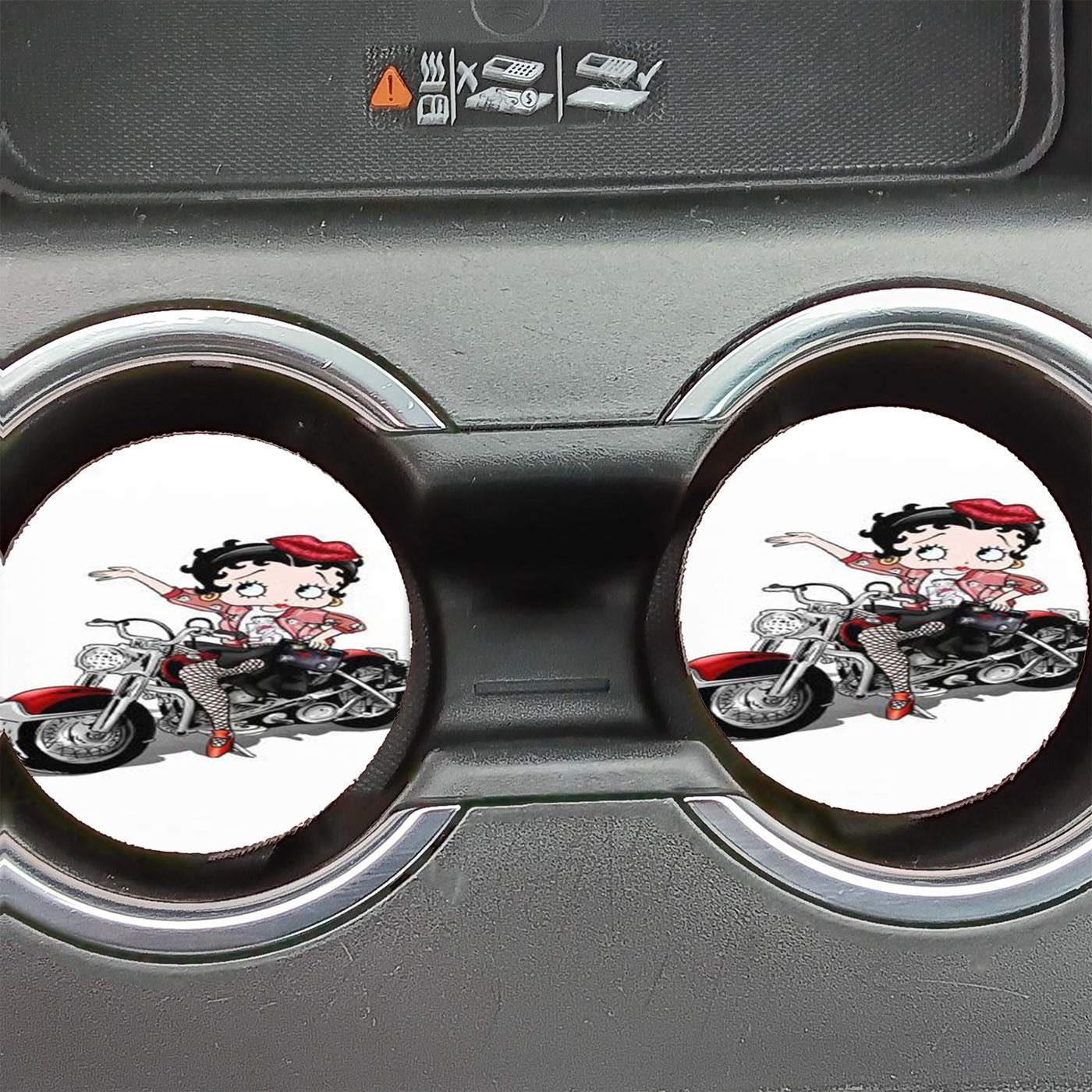 Betty Boop Comic Girl 2 Car Coasters