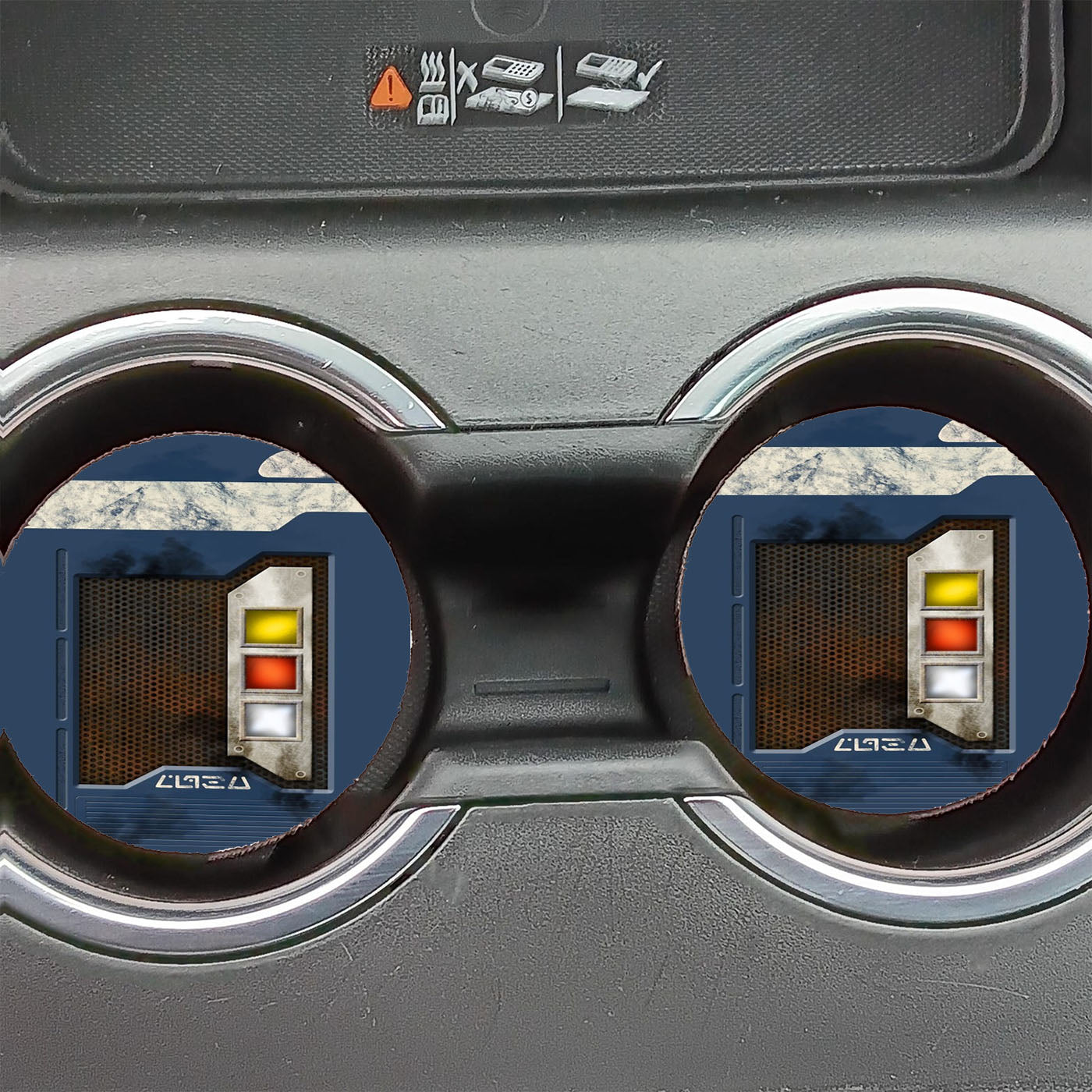 Blue Datapad Star Wars Car Coasters