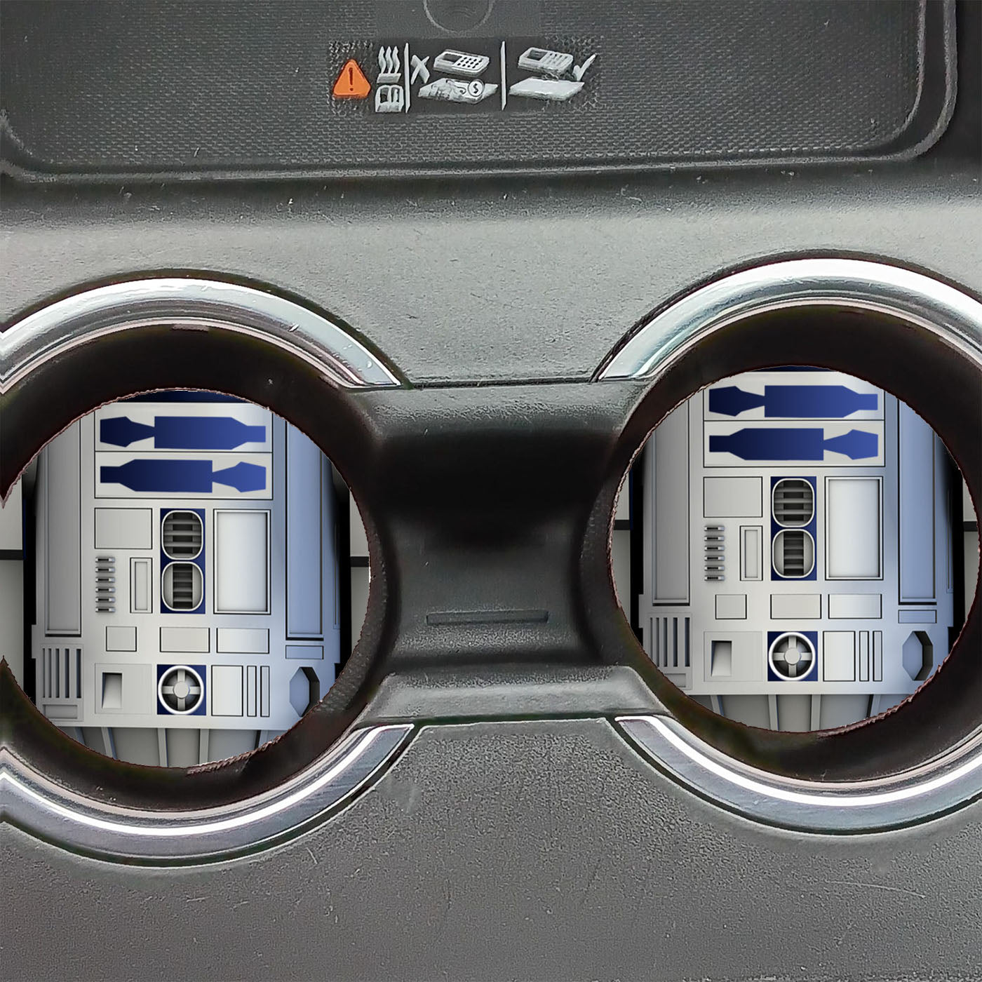 Blue R2D2 Star Wars Car Coasters
