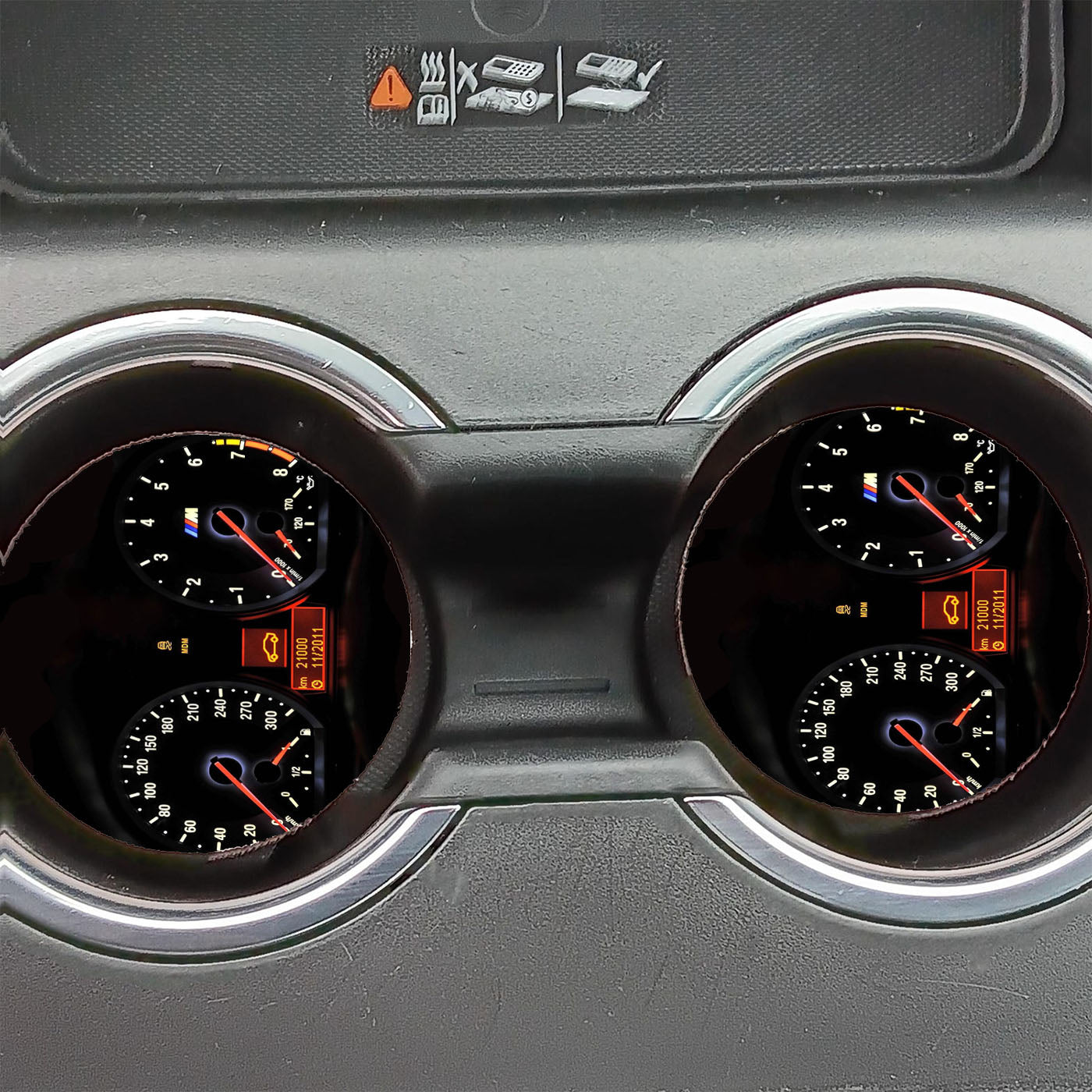 Bmw 1 Series M Couple Car Coasters