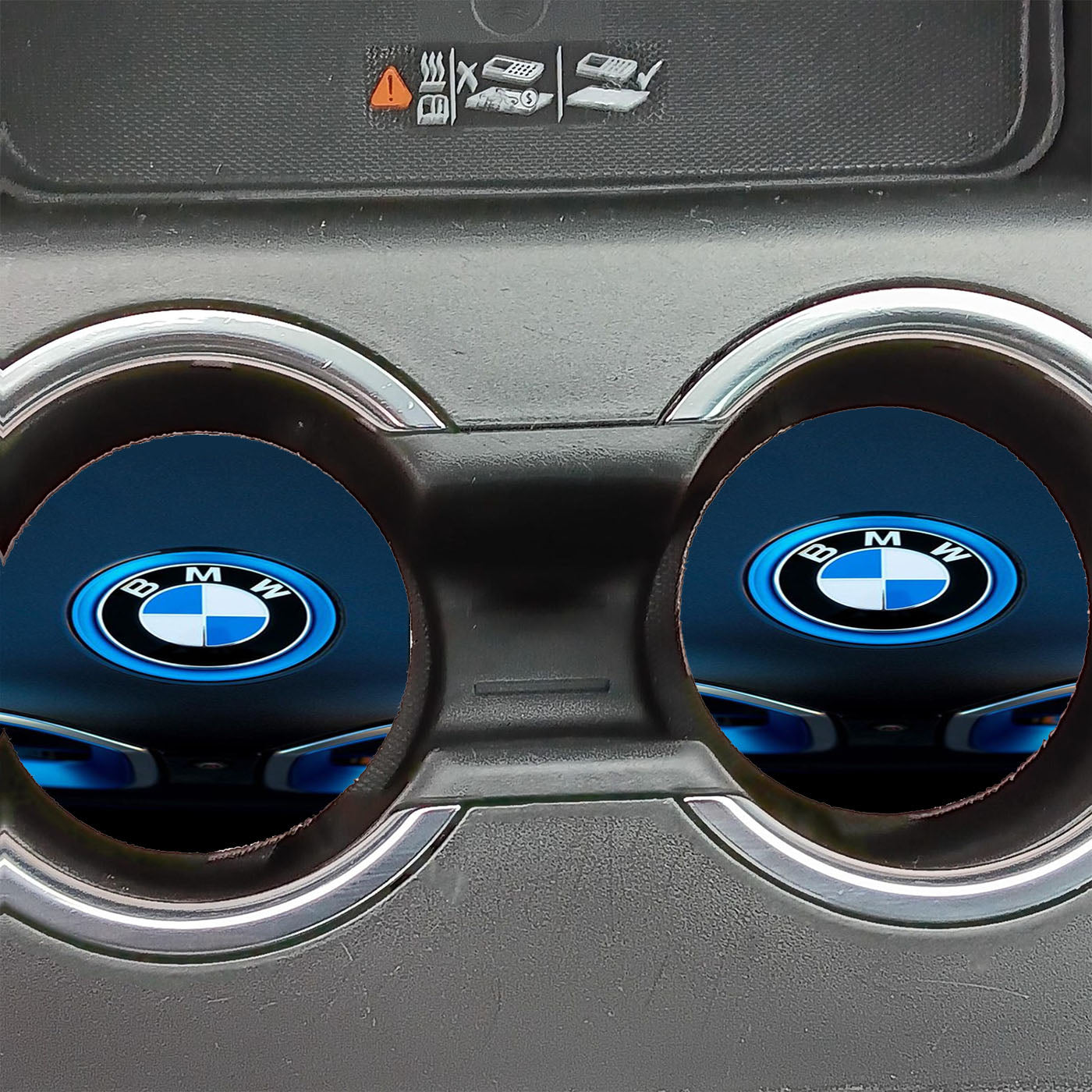 Bmw I8 Emblema Bumer Car Coasters
