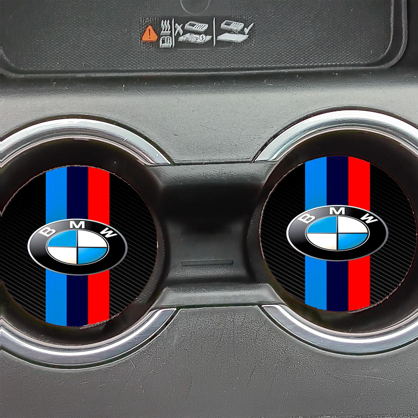 Bmw Logo Art Water Car Coasters