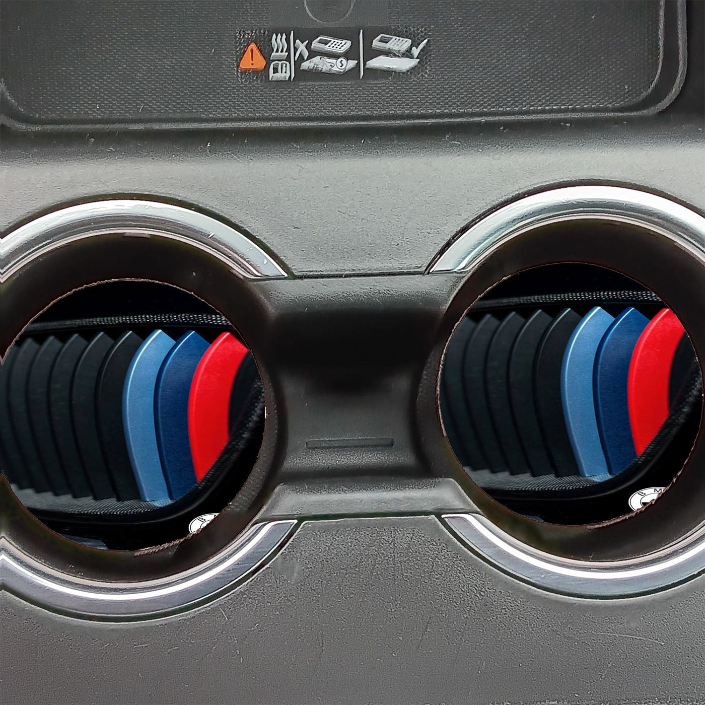 Bmw M Performance Series Color Car Coasters