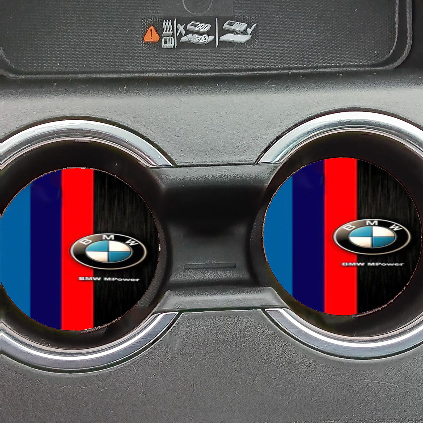 Bmw M Power Strip Car Coasters