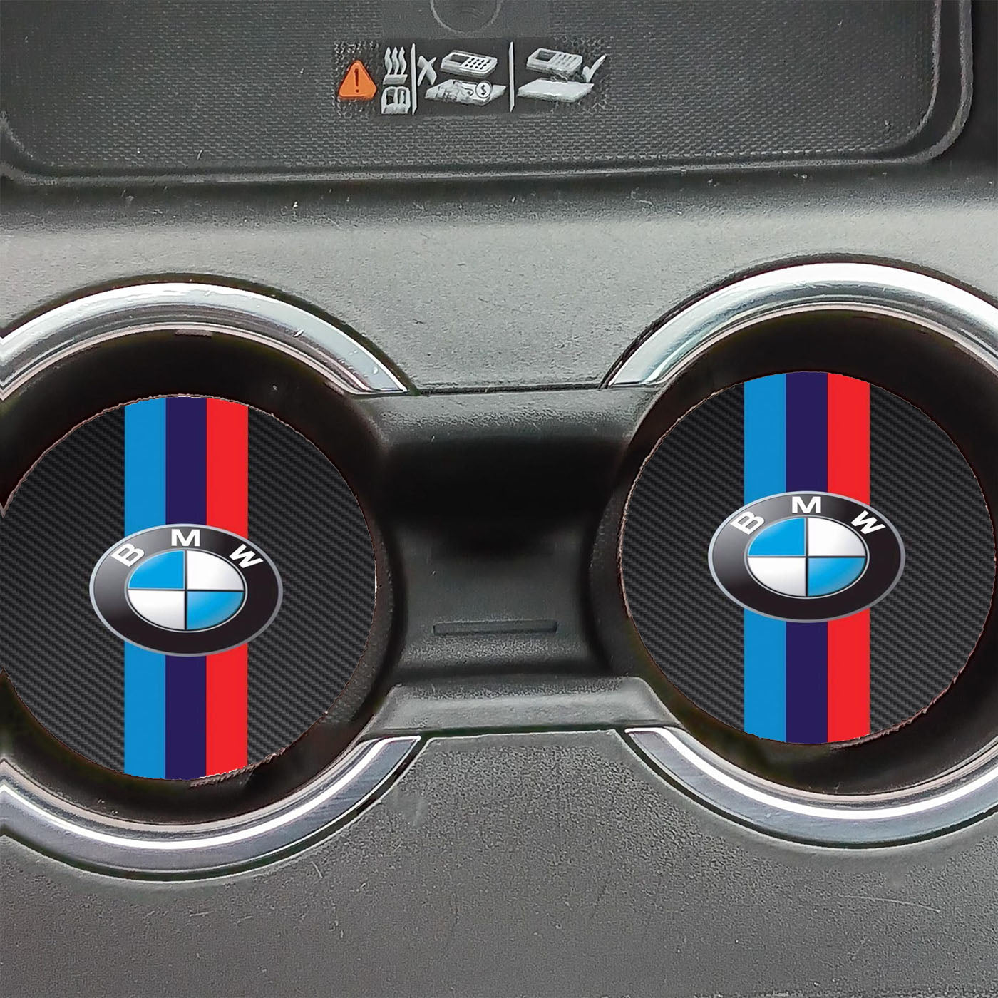 Bmw Sport Carbon Car Coasters