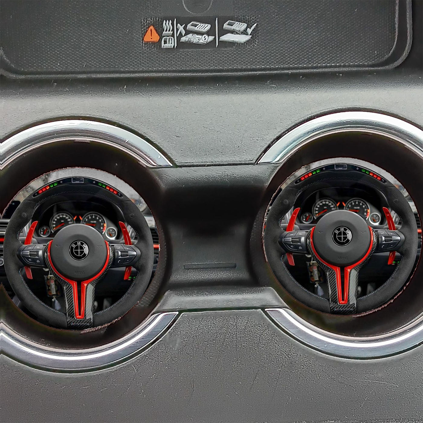 Bmw Steering Wheels Car Coasters