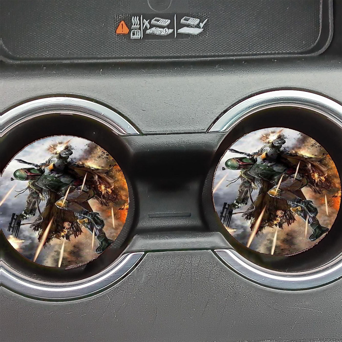 Boba Fett Star Wars Car Coasters