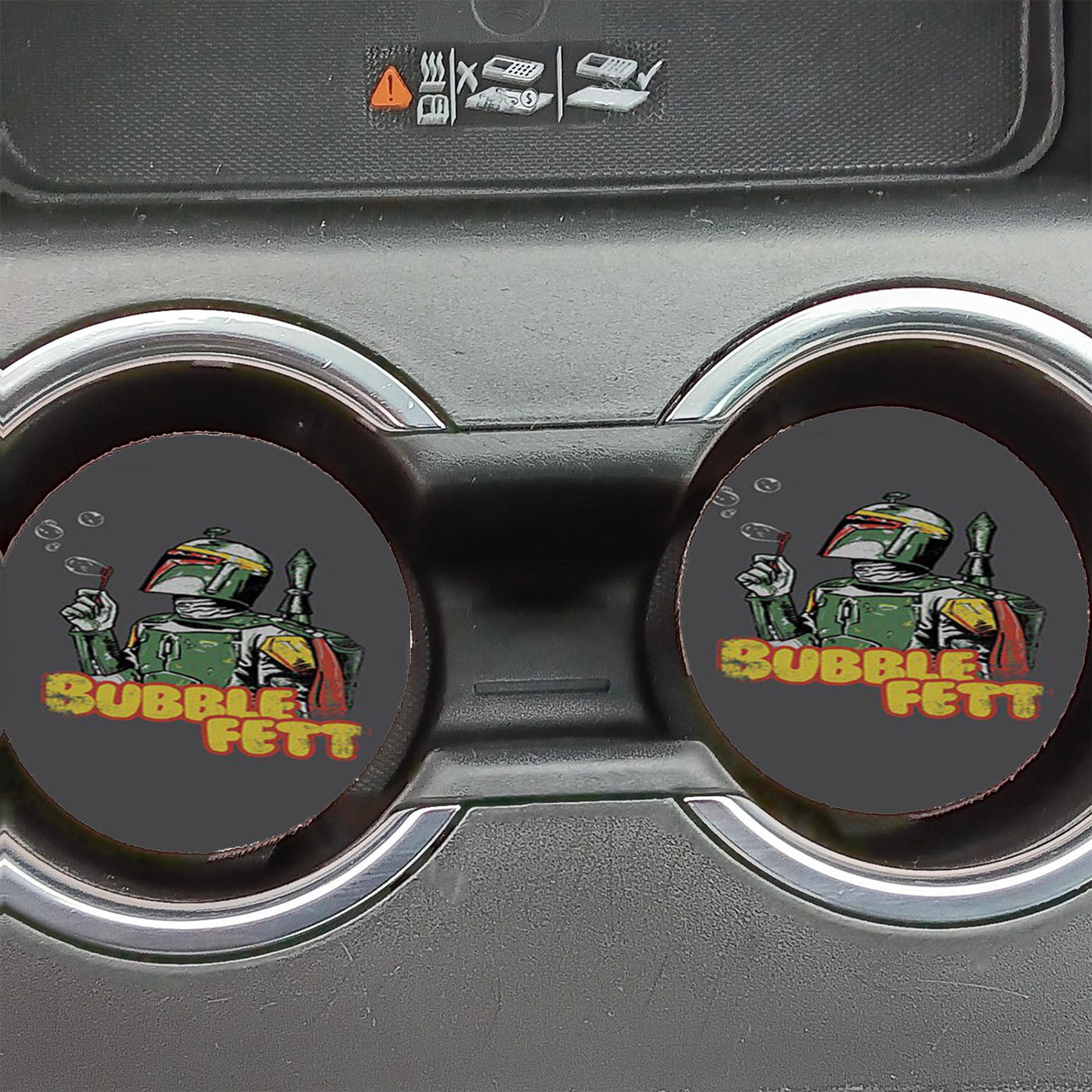 Bubble Fett Star Wars Car Coasters