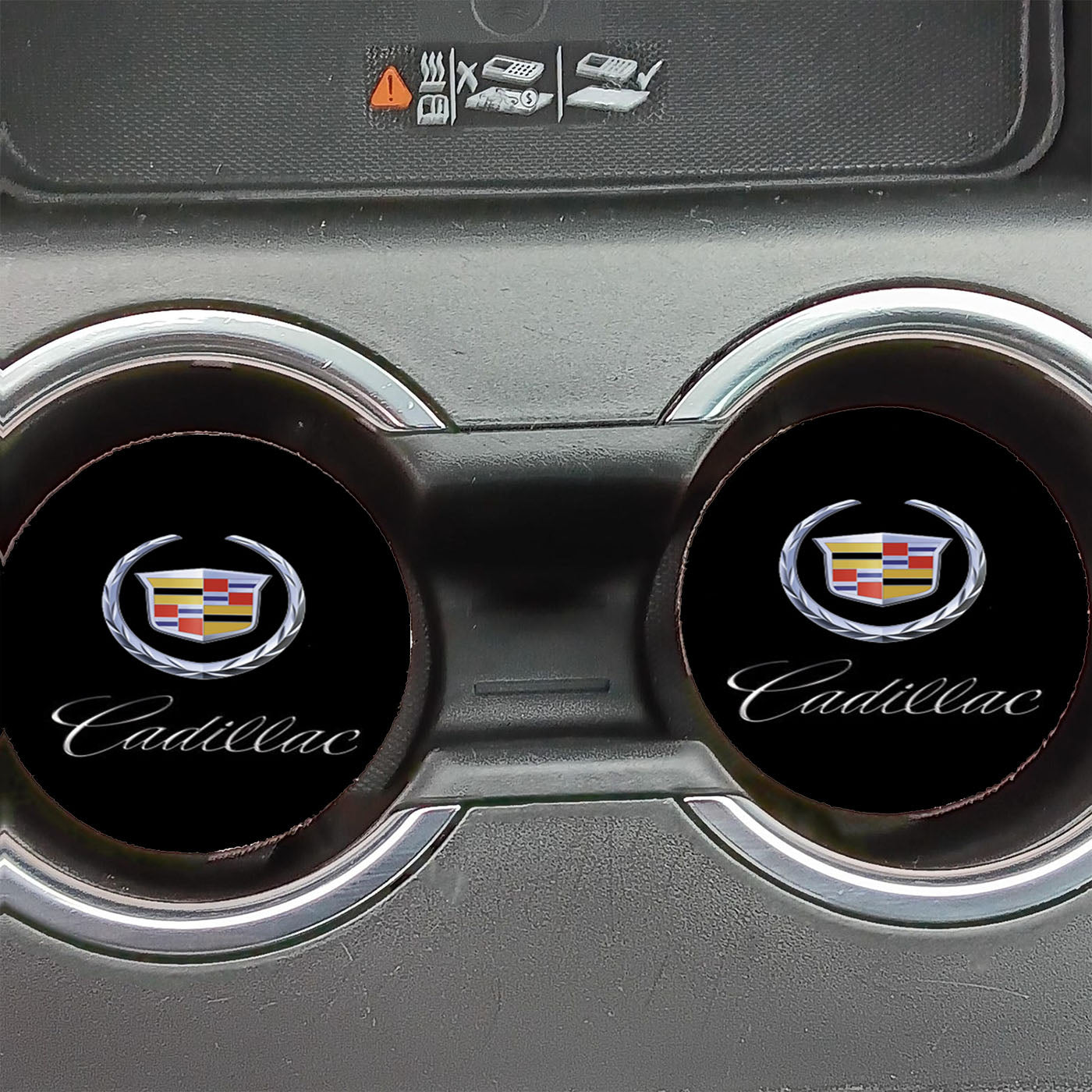 Cadillac Blue Wallpaper Car Coasters