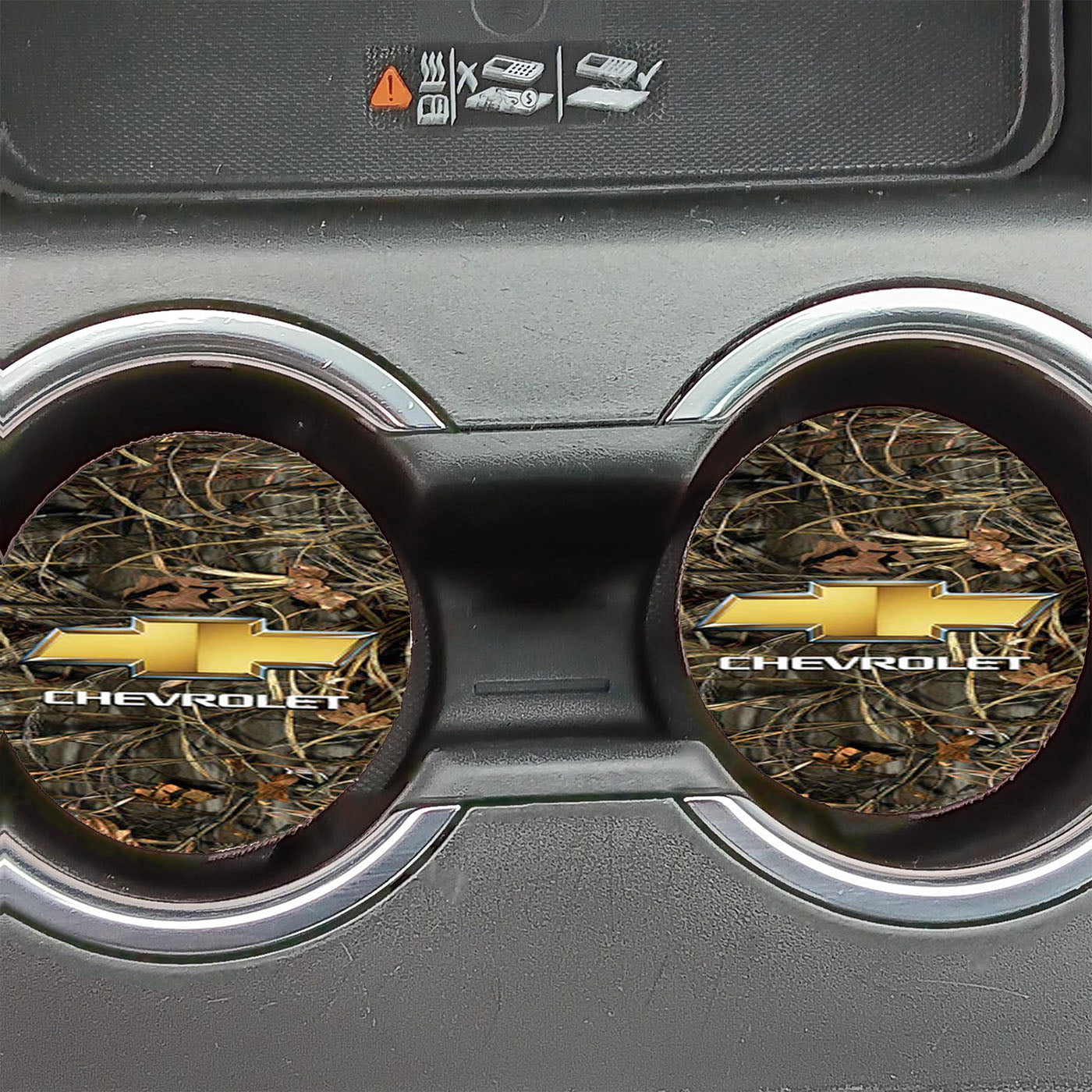 Camo Chevy Chevrolet Car Coasters